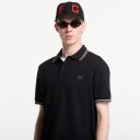 Fred Perry Twin Tipped Polo Shirt Black