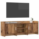  TV skap 130 x 33 x 47 cm Gammelt tre Konstruert tre