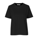 Samsøe Samsøe Black Samsøe Samsøe Camino T-skjorte SS 6024 T-skjorte Svart M , Xs