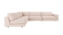 Rowico Home Duncan hjørnesofa åpen V Lys beige Max 1 345 x 216 x 78 cm Beige