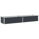 vidaXL Hevet Hagebed Antrasitt 160 x 40 x 24 cm kaldvalset stål