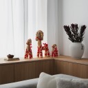 Seasons JULEBUKK MED RØD SLØYFE 35 CM