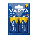 Varta Longlife Power D Alkalisk Batteri 2-Pakk med 2300 mAh