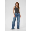 Kaffe Dame Jeans Blå W33 L34,