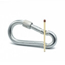 SuperMagneter Karabinkrok Med Skru Lås   Karabin 8 Mm   Supermagneter.No