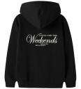 Name It Hettegenser   NkmLeland   Black   Name It   6 år (116)   Hettegenser   Svart