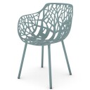 Fast Forest Stol med armlener Light Blue