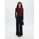 Selected Femme Dame Strikkevarer Lilla XL