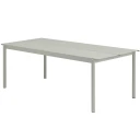 Muuto Linear Steel Spisebord 220x90 cm Grey