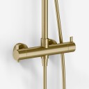 Arkilife Termostatsett Avao AABT900 ø30cm Wellness Rain PVD Børstet Messing