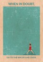 Open Water Standard Wall Art Plakat / 21x30cm