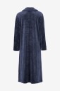 Damella   Koselig kjole Velour Fleece Robe   Blå