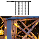 Sirius Tech-Line gardin | 100 varmhvite lys | 1,5x2m. | STARTSETT
