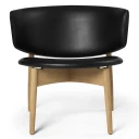 Ferm Living Herman Loungestol Envy Leather   Oak/Black