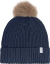 Minymo Hat W. Detachable Fake Fur   DARK SAPPHIRE   54