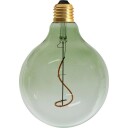 Halo Design LED Globe lyspære med farget glass, grønn