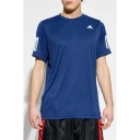 adidas Tennis Club 3-Stripe Tee - Navy - M