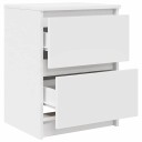  TV benk hvit 40x35x54 cm konstruert tre