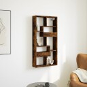  Veggskap røkt eik 50x15x100 cm konstruert tre