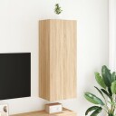vidaXL Vegghengt TV-benk sonoma eik 40,5x30x102 cm konstruert tre 8721012255173