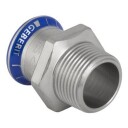 Geberit 42 mm Rustfri Overgangsmuffe Nippel Mapress