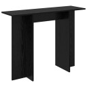vidaXL Konsollbord Svart eik 100 x 30 x 75 cm Konstruert tre