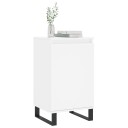 vidaXL Skjenk hvit 40x35x70 cm konstruert tre