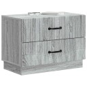  Nattbordskap Grå sonoma 62 x 34,5 x 44,5 cm Konstruert tre