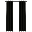 Vidaxl Lystette Gardiner 2 Stk Antrasitt 140x245 Cm