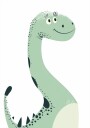 Friendly Dinosaur Plakat Plakat / 70x100cm