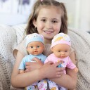 Micki Leksaker Babydockor Max & Mia 33 Cm Blue