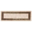  Teppe Runner MARSA Svart 50 x 150 cm Polyester og PVC
