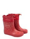 Pom Pom Pmbell Barefoot Gumboots   Red   31