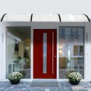 Tak over dør 120x80 cm polykarbonat beskyttelse ModernHome