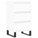vidaXL Skjenk hvit 40x35x70 cm konstruert tre