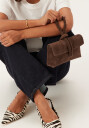 Latalia Barletta Small Suede Bag