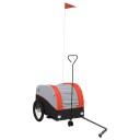  Sykkelvogn svart og oransje 30 kg jern