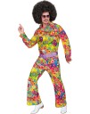 Groovy Hippie Kostymebukse til Herre Large/X Large