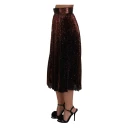 Dolce & Gabbana Dame Skjørt Brun S,