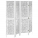  Romdeler 4 paneler hvit heltre keisertre 8721012073692
