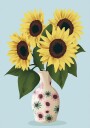 Vase of Sunflowers Plakat / 70x100cm