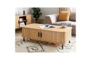 Soffbord Beliani Bradley Light wood\|\|Black -
