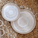 Perlemor Underskål til Kaffekopp Ø 16 cm Porselen Beige