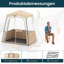 Northix telt Gjennomsiktig campingtelt slitesterkt vanntett enkelt å sette opp