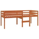 vidaXL Høyseng voksbrun 90x190 cm heltre furu 8721012315402