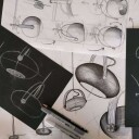 Halo Design DC Taklampe Ø18 Hvit/ Eik