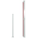vidaXL Uttrekkbar sidemarkise 160 x 500 cm rød