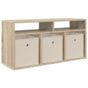  Lavbord med skuff Sonoma eik 87 x 27,5 x 43 cm