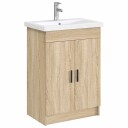  Vaskeservant for bad Krom 61 x 40 x 16,5 cm Metall