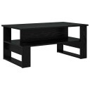  Kaffebord Svart Eik 90 x 50 x 40 cm Konstruert tre